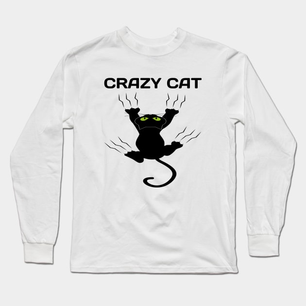 Funny CatGift Apparel Long Sleeve T-Shirt by houssem